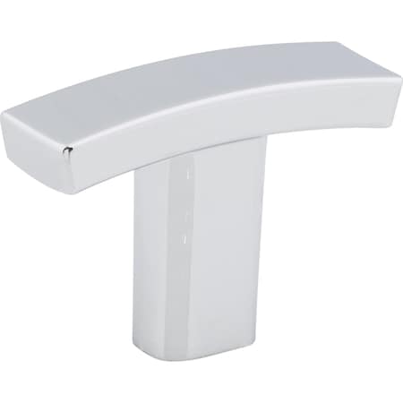 Elements 1-1/2" Overall Length Polished Chrome Square Thatcher Cabinet "T" Knob 859T-PC